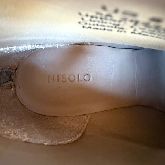 NWOB Nisolo Women's Dari Heeled Ankle Bootie in Almond Tan Leather Size 8.5 - Picture 13 of 15